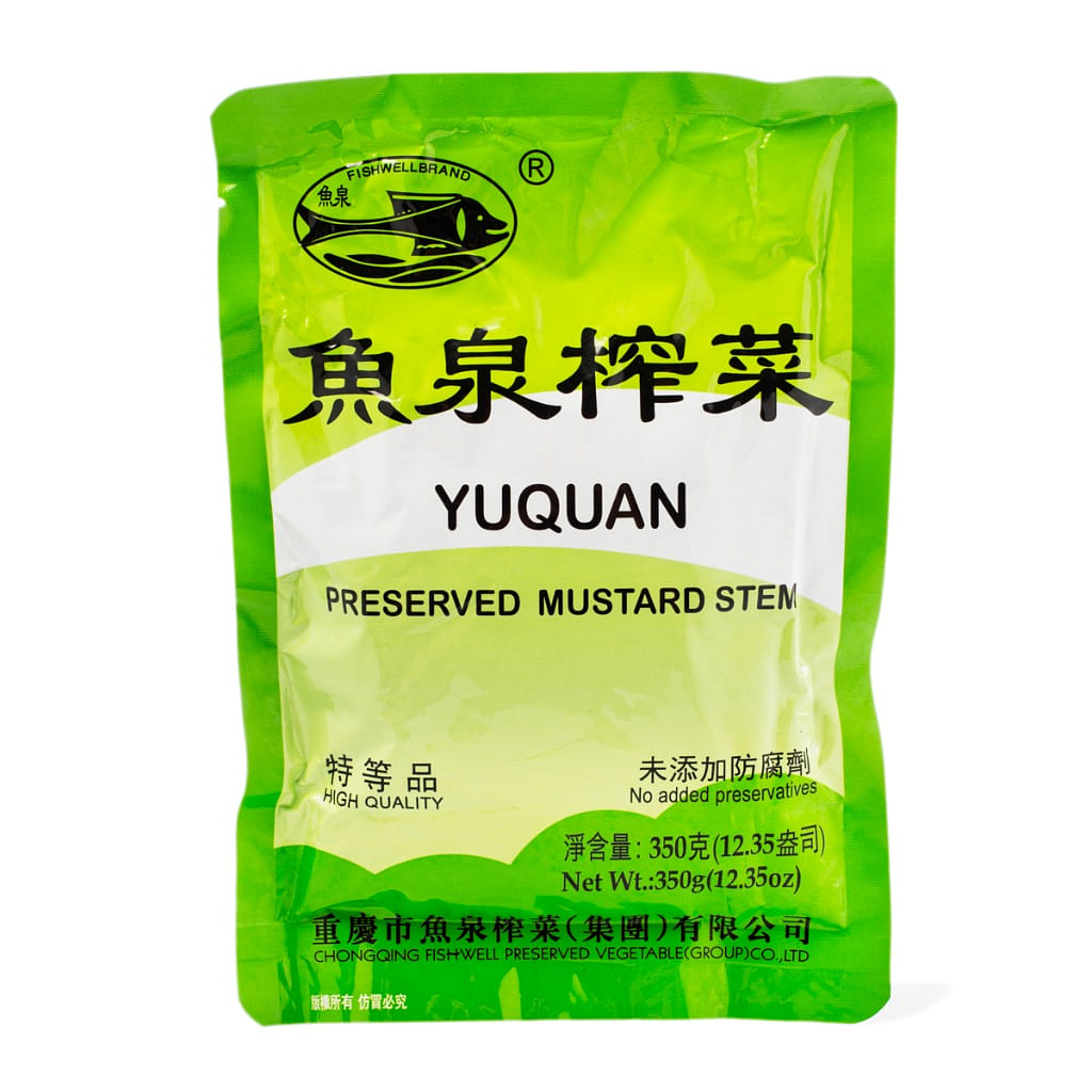 Fish Well Yuquan Preserved Mustard Stem 350 g*20 pack