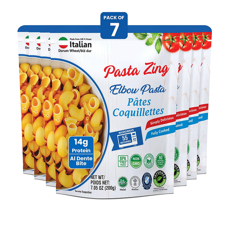 Pasta Zing Elbow Pasta,Pack of 7 7.05 oz