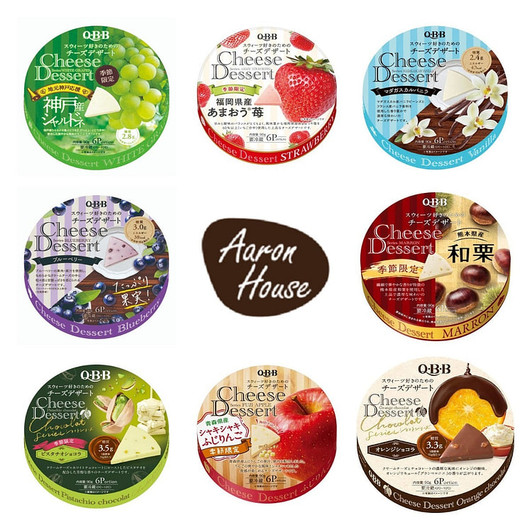 QBB Cheese Dessert Mix Pack Random 4 flavors 6pcs 1 each
