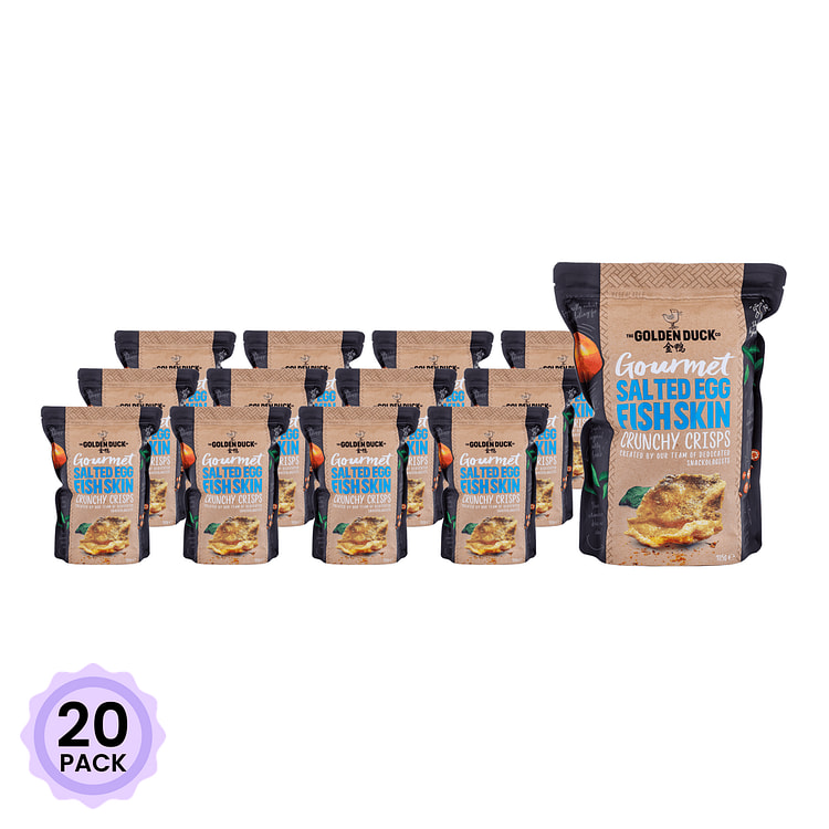 Golden Duck Salted Egg Fish Skin 105 g*20 pack