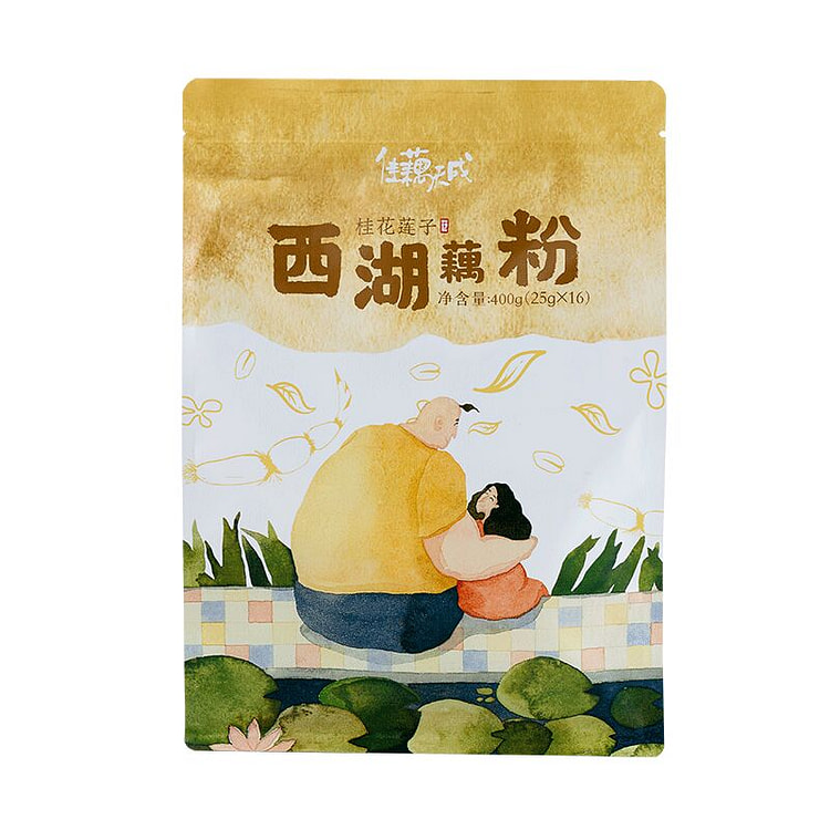 佳藕天成桂花纯藕粉桂花莲子400g*1袋