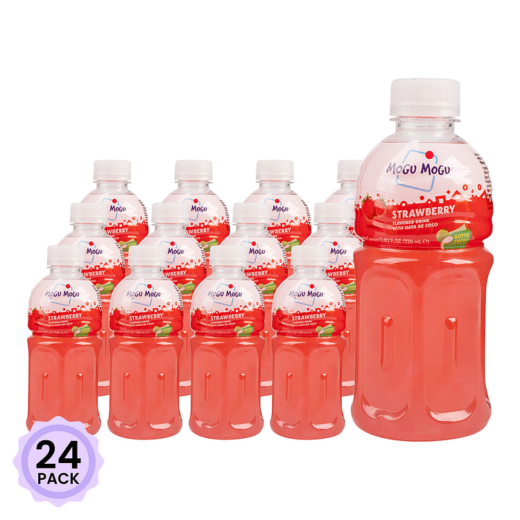 Mogu Mogu Strawberry Nata de Coco 10.8 oz*24 pack