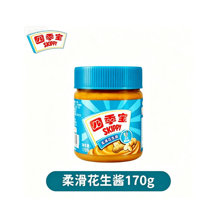 Smooth peanut butter 170g*1 bag 170 g