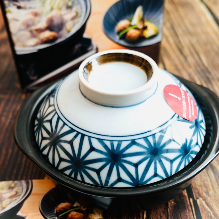 Banko ware 850ml Pot w Bowl(Gift Box) Leaf