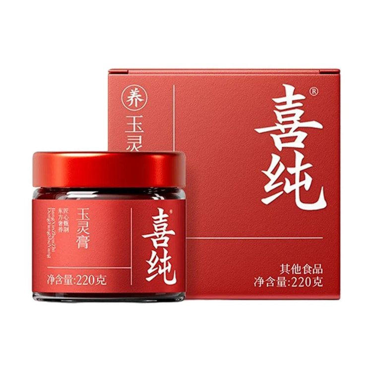喜纯 西洋参玉灵膏 双补蒸桂圆女性补气血 220 克