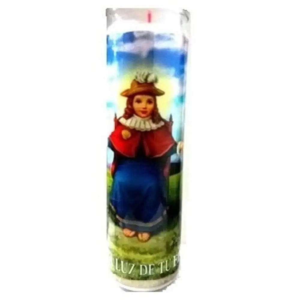 Santo Nino De Atocha White Candle tall – Case – 12 Units 1 each