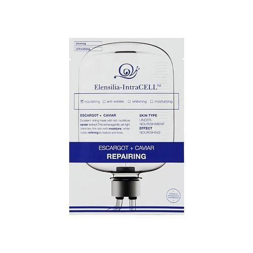 Elensilia IntraCELL Escargot + Caviar Repairing- 1 Box of 10 Sheets 25 ml