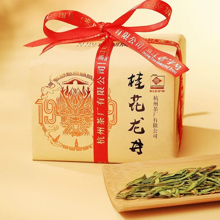 Osmanthus Longjing tea, spring tea, green tea 250 g