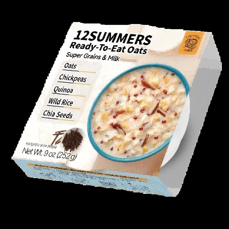 12SUMMERS Ready-To-Eat Oats Super Grains & Milk 252 g