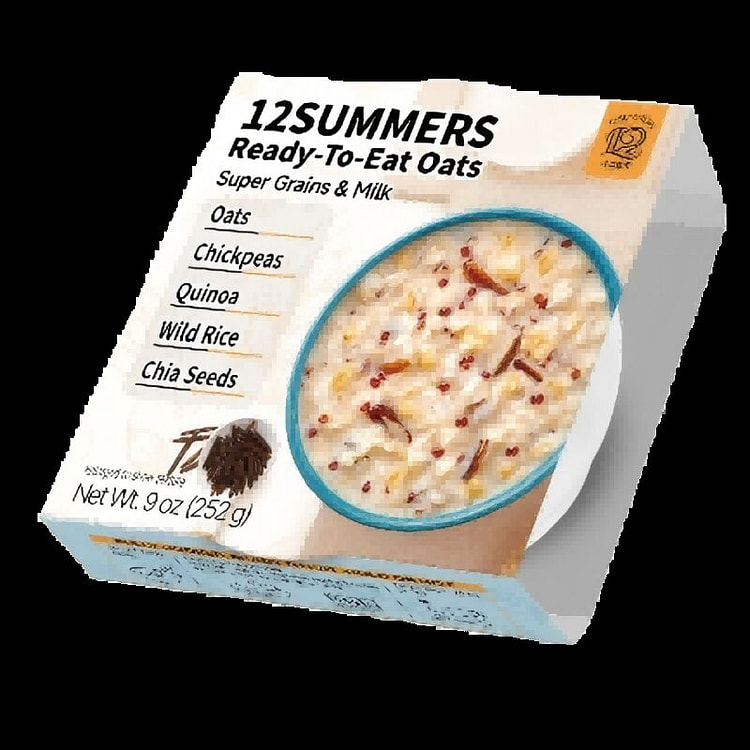 12SUMMERS Ready-To-Eat Oats Super Grains & Milk