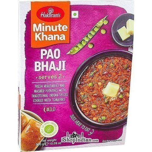 Haldiram's Pao Bhaji - Minute Khana (Ready-to-Eat), 10.5 oz box 10.5 oz
