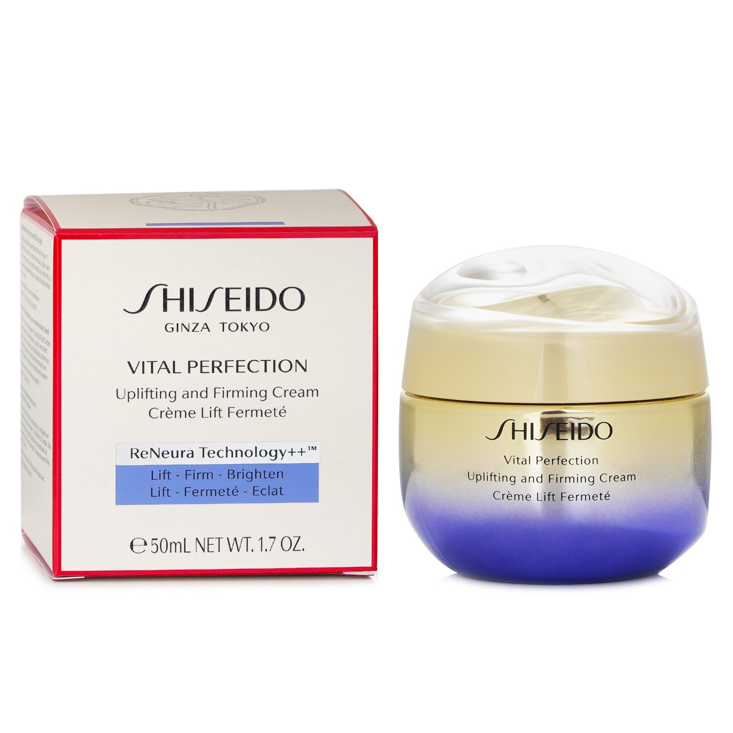 &FACE 美顔アップクリム SHISEIDO Shiseido Vital Perfection Uplifting & Firming Cream 50ml