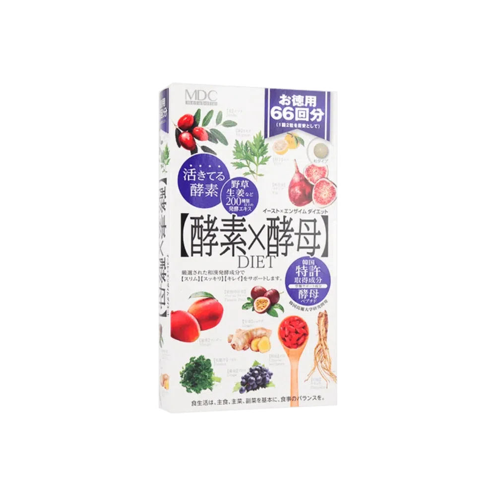 Japan MDC METABOLIC Eco Enzyme Yeast Fermentation 132 Capsules 1 box