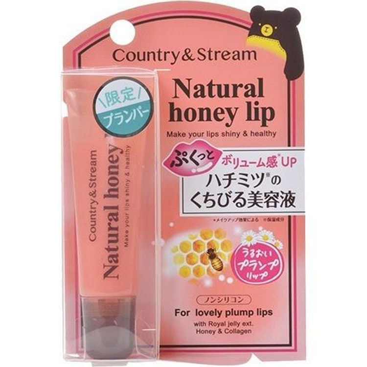 日本直邮  井田Country&Stream Natural honey lip 蜂蜜 桃粉色 润唇膏