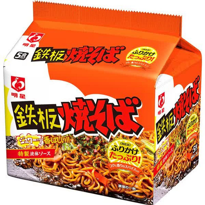 Myojo Foods Teppanyaki Soba 5 meal pack 1 each