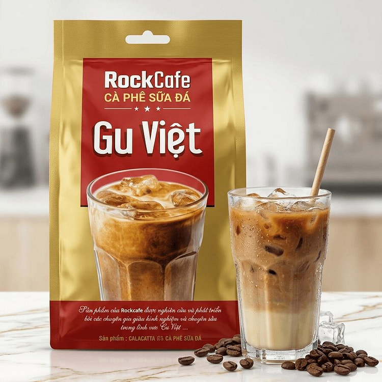 RockCafe Gu Viet Iced Milk Coffee 432g (18 sticks) 1 pack