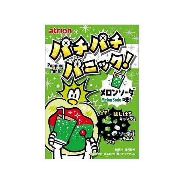 明治 メロンソーダポッピングキャンディ 5g 1 個