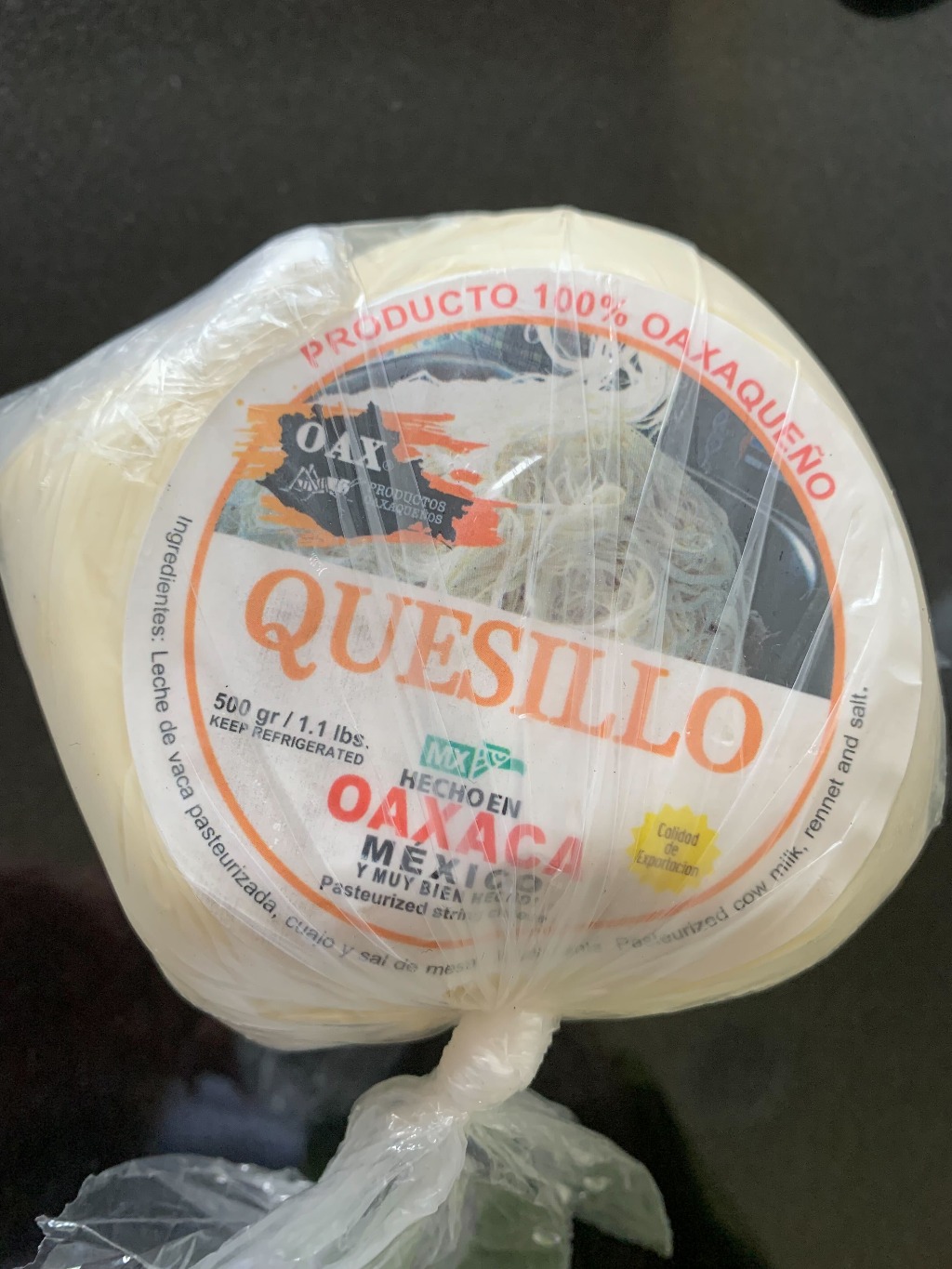 String Oaxaca Cheese Weee!