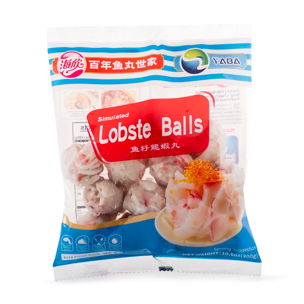 YABA Simulated Lobster Balls, Frozen 10.6 oz