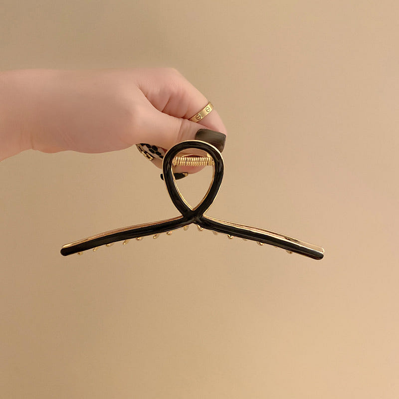 Metal Clamp 13cm Shark Clip Black *1 100 g