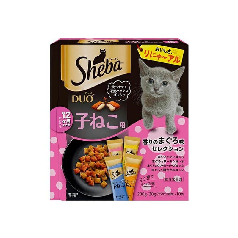 Sheba Duo Kitten Food, Tuna Flavor 200g 1 each