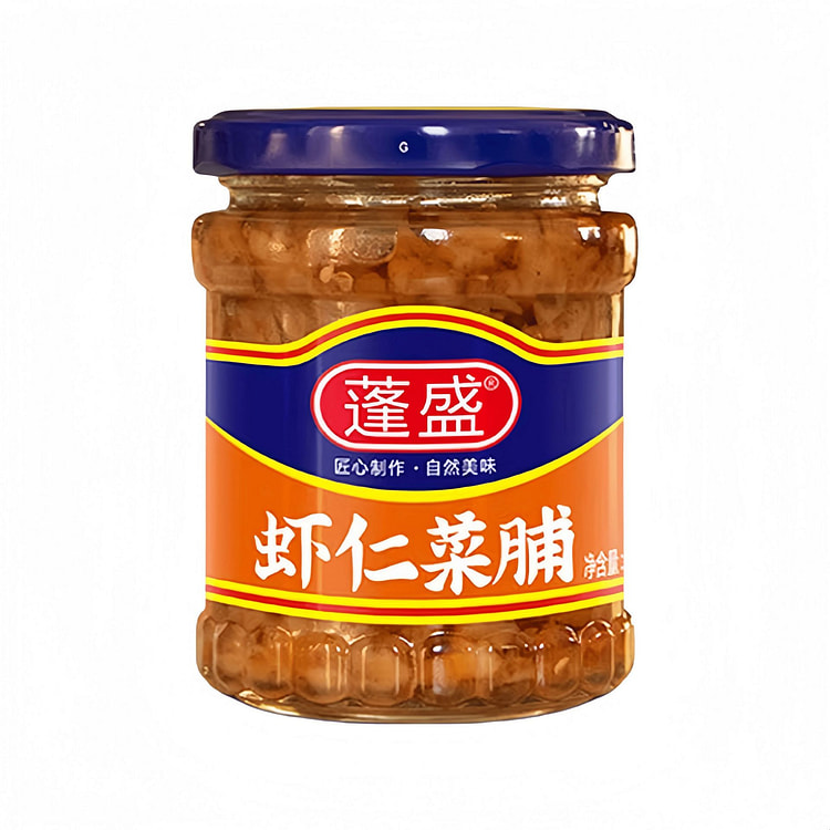 蓬盛 虾仁菜脯潮汕特产195g*1瓶 195 克