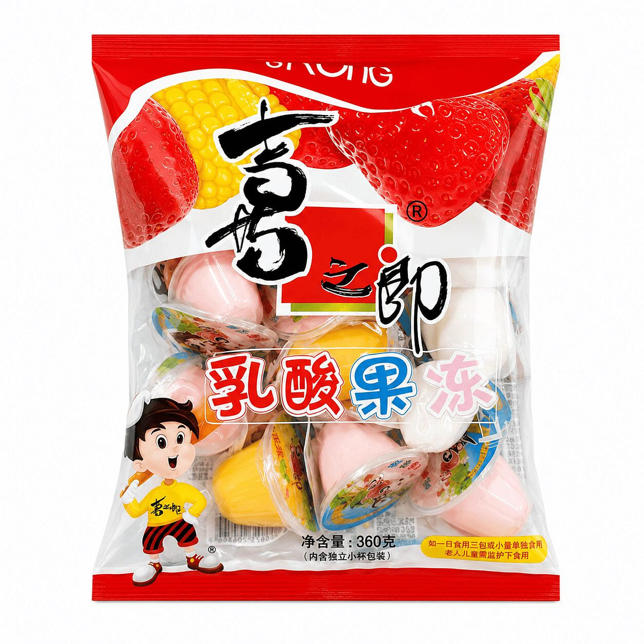 Xizhilang Lactic Acid Jelly Sweet & Tasty Snack 360 g