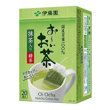 伊藤园 绿茶 含抹茶 20袋