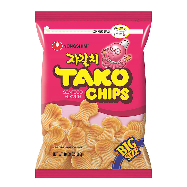 Nongshim Tako Chips 4-Pack 1 each