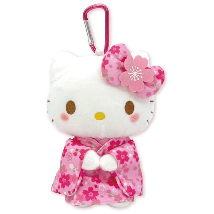 ナカジマコーポレーション ぬいぐるみエコバッグ 桜着物 ハローキティ 1 カウント