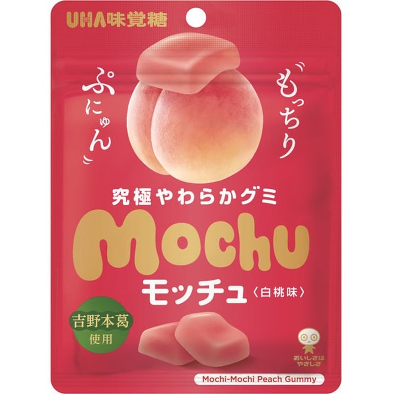 UHA Mikakuto Mochu White Peach Flavor 45g - Weee!