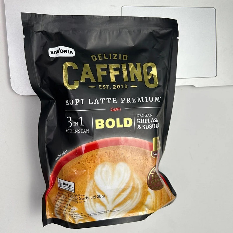 CAFFINO Instant Hazelnut Latte Three-in-One Super
