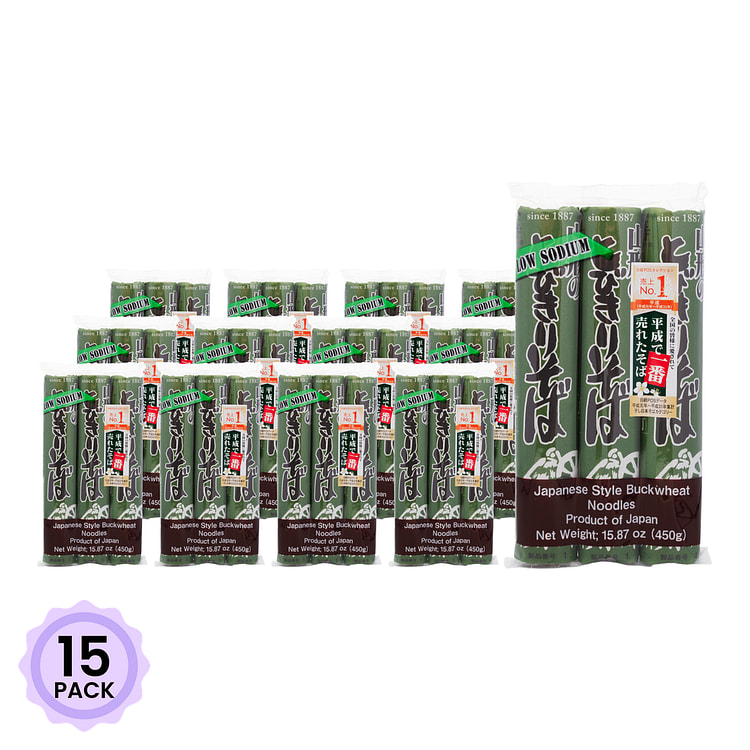 Ogawa 荞麦面 3卷 15.87 盎司*15 包