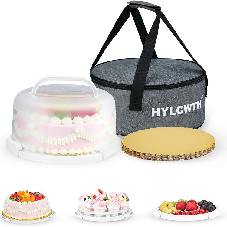 With Lid And Handle, Cake Holder With Lid 10 Inch 1 count