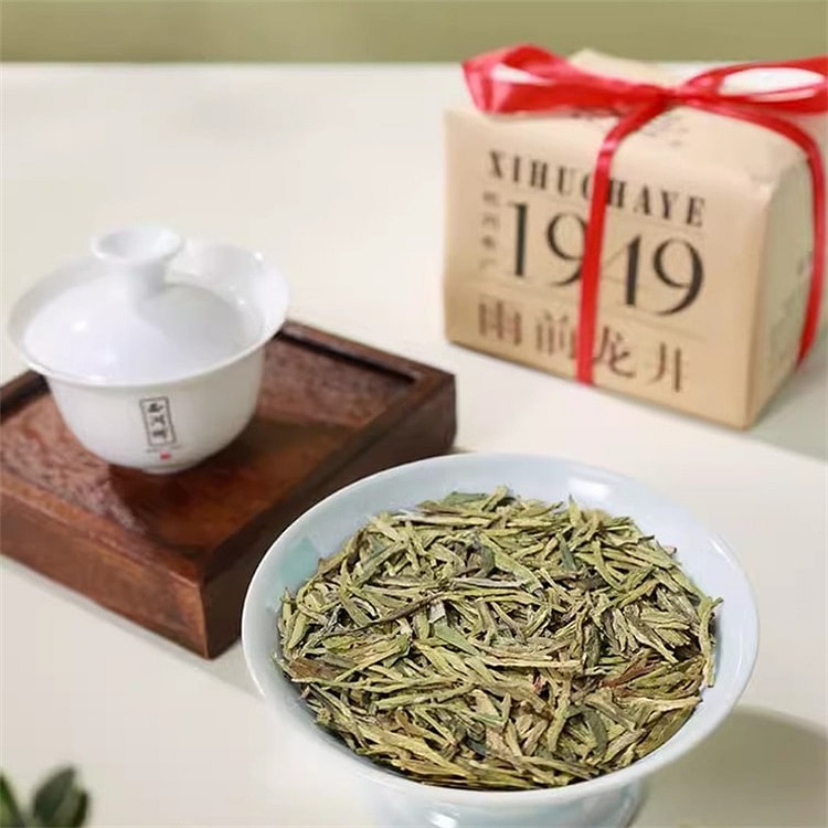西湖牌 2024新茶上市西湖牌雨前龙井茶绿茶茶叶正宗老茶树 200g春茶散装