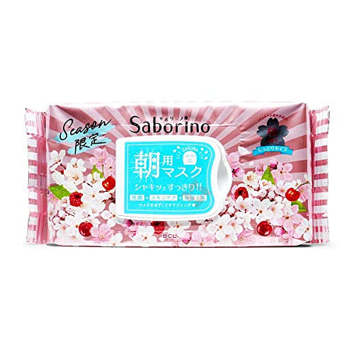 BCL Saborino Morning Face Mask Limited Sakura 28 Sheets 1 個