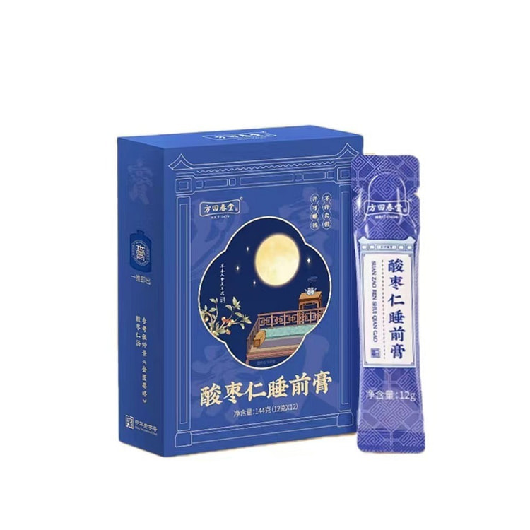 方回春堂 酸枣仁睡前膏 养生茶汤 144g*1盒