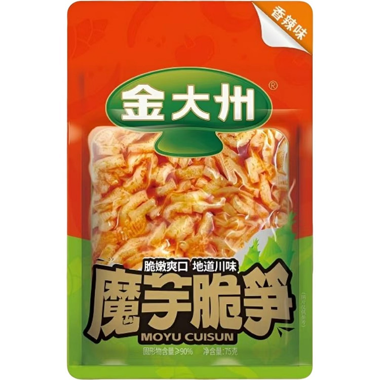 Jin Dazhou Konjac Crispy Bamboo Shoots 75g*1 pack 1 pack