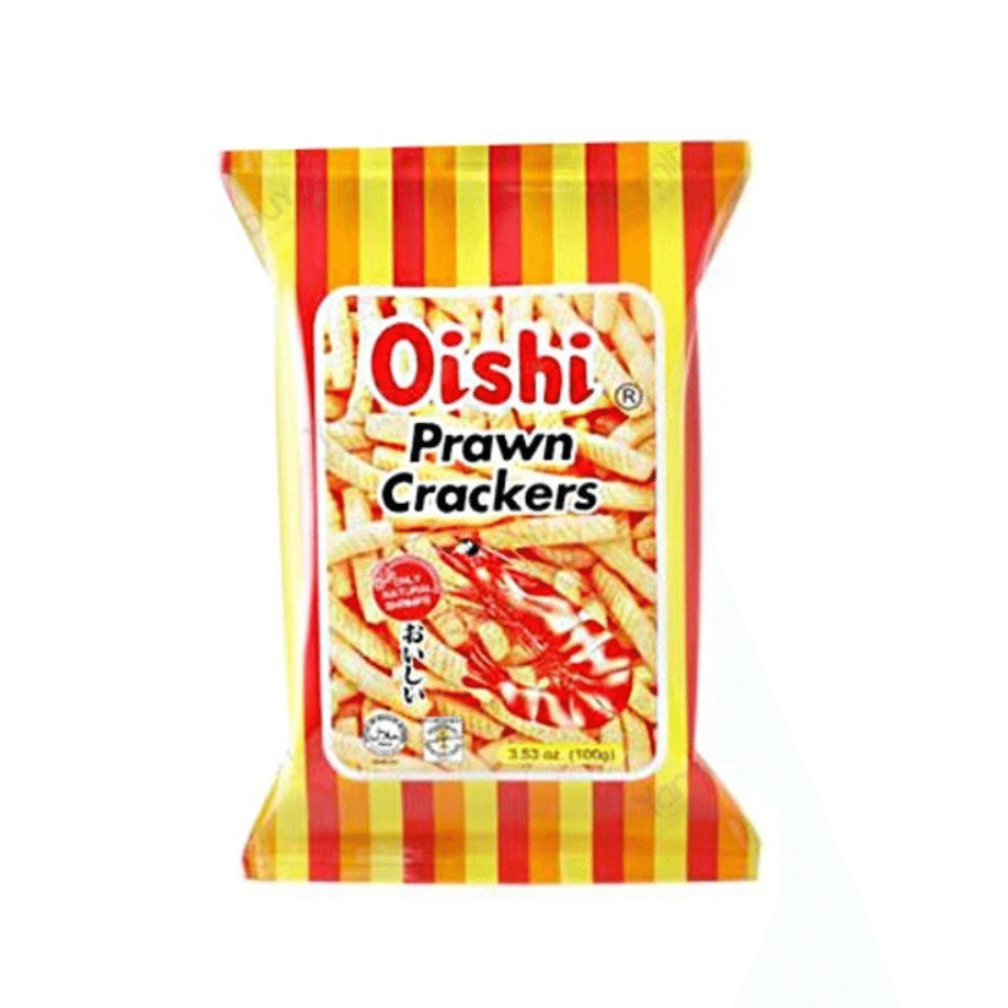 OISHI Prawn Crackers Original Flavor 60g 1 each