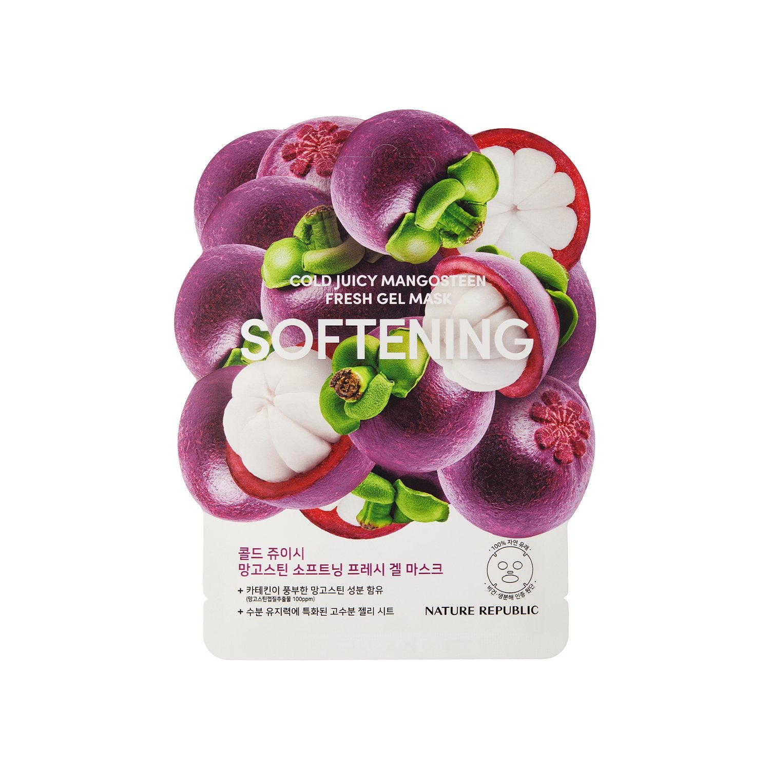 NatureRepublic ColdJuicy Mask Sheet Mangosteen 1EA 3 oz