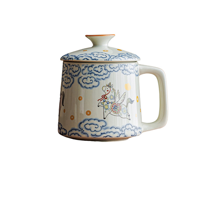 Yuma Qingyun Qinghe office cup 8.5*11.5 cm 1 box