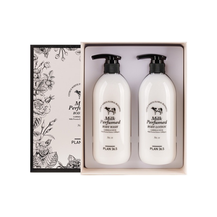 Get PLAN 36.5 Milk Perfumed Body Set (Body Wash + Body