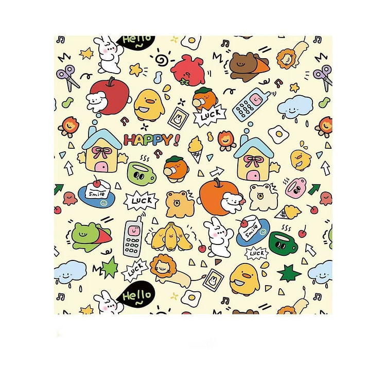 Meow Fun Pet Package: 1 piece of 100 sticker cloth 1 each