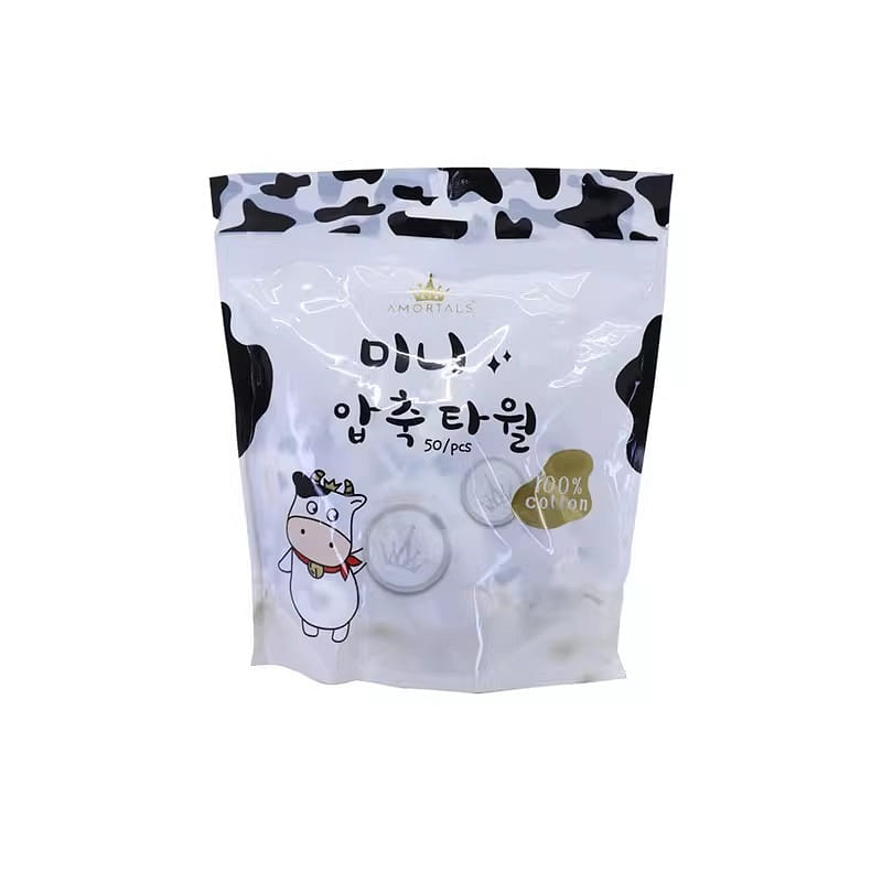 Ermutuo Compressed Towel Pure Cotton Thickened*1 70 g