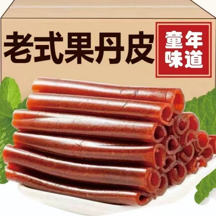 山楂卷果丹皮片干糕条1包30根 300 克