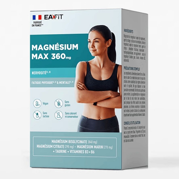 EAFIT Magnesium Max 360mg 60 Tablets 1 bottle