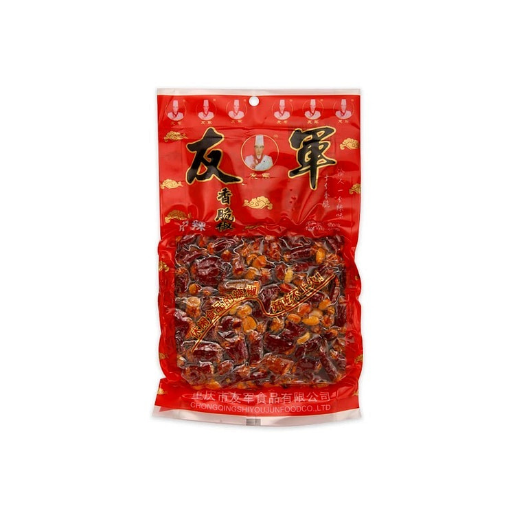 重庆特产香脆椒400g干吃辣椒下酒麻辣炸辣椒香辣酥