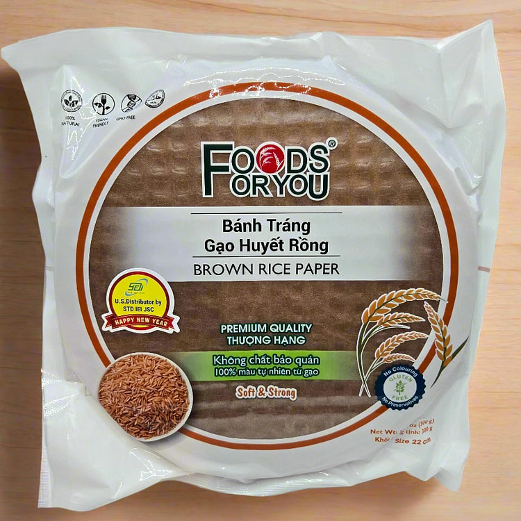 Brown Rice Paper - Premium Vietnamese Spring Roll (min 2)