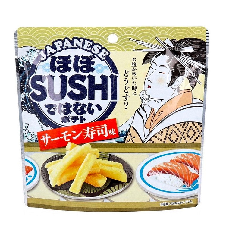 Japanese Sushi Salmon Potato Sticks Chip Snack 40g