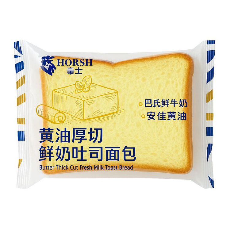 Horsh 芝士黄油牛奶厚吐司面包 1包